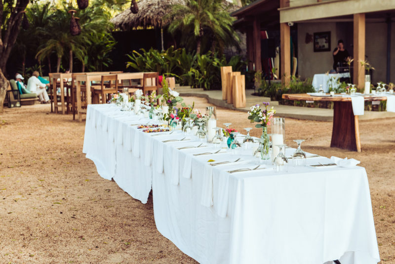 Pangas Beach Club Tablescape